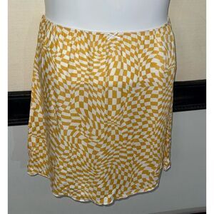Love, Fire Yellow Slip Skirt - Size Small